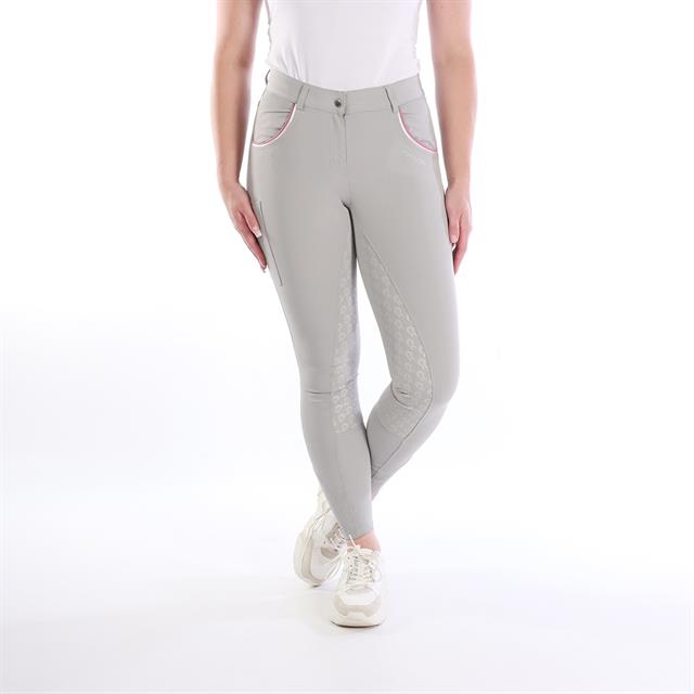 Breeches PaardenpraatTV By Ej 3.0 Full Grip Grey