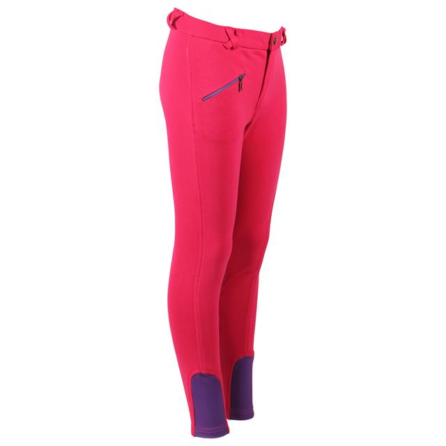 Breeches Q-Essentials Junior Dark Pink