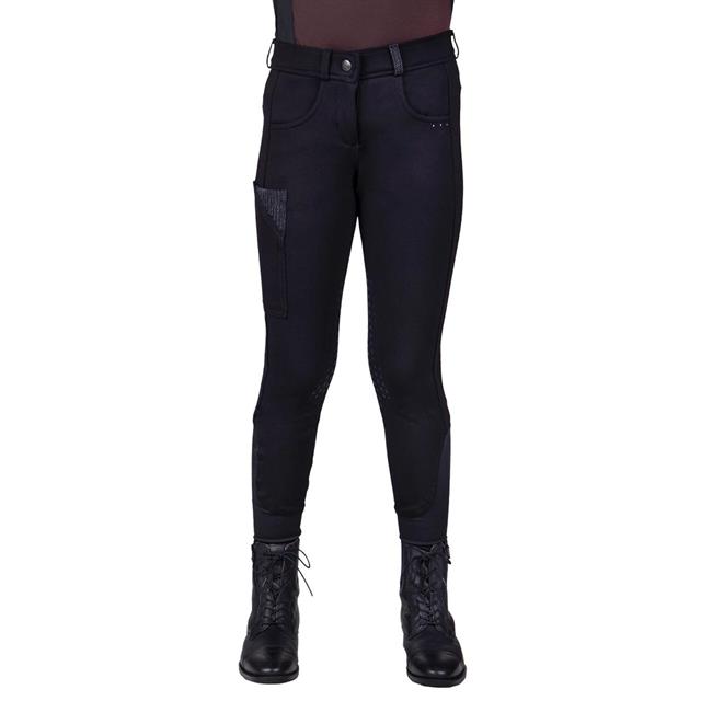 Breeches QHP Kae Knie Grip Kids Black