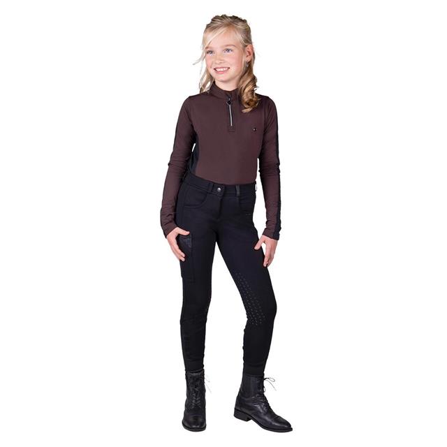 Breeches QHP Kae Knie Grip Kids Black