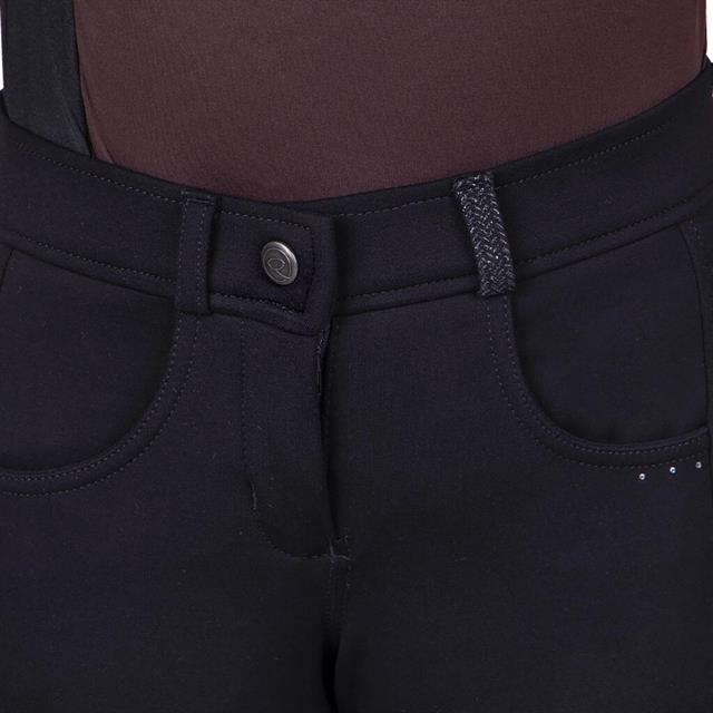 Breeches QHP Kae Knie Grip Kids Black