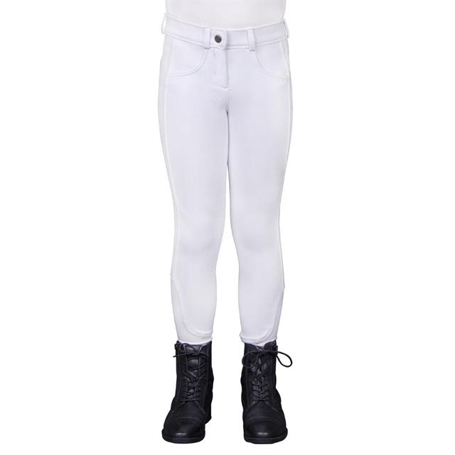 Breeches QHP Kae Knie Grip Kids White