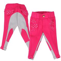 Breeches QHP Mickey Kids Dark Pink