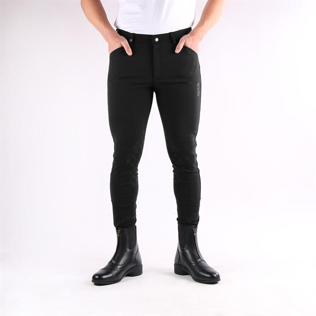 Breeches Quur QHugo Men Knee Grip Black