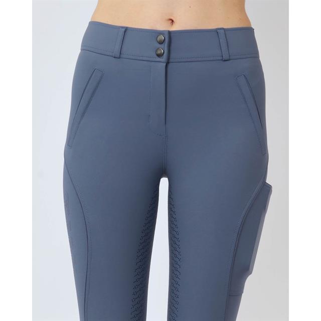 Breeches Rebel By Montar Piping Full Grip Blue