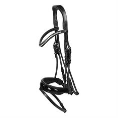 Bridle Anky Anatomical Shaped Noseband Black-Black