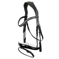 Bridle Anky Comfort Fit Double Anatomical Black-White