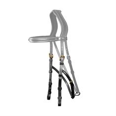 Bridle Cheekpieces Dy'on Hackamore D Collection Black