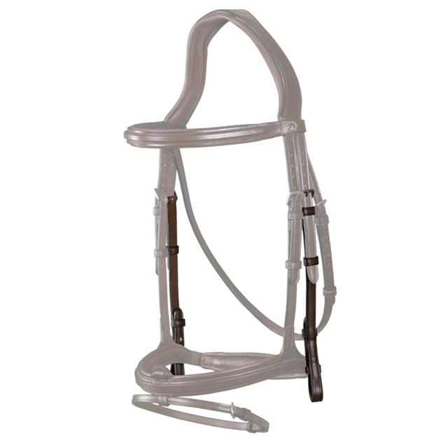 Bridle Cheekpieces Dy'on New English Collection Brown