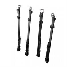 Bridle Cheekpieces for Snaffle Bridle Montar Organic Tanned 4-pack Black