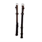 Bridle Cheekpieces Montar Contrast Blind Closures Organic Tanned Dark Brown-Beige