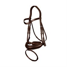 Bridle Dressage Collection by Dy'on Matte Large Crank Noseband Brown