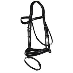 Bridle Dressage Collection by Dy'on Matte Noseband Black