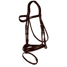 Bridle Dressage Collection by Dy'on Matte Noseband Brown