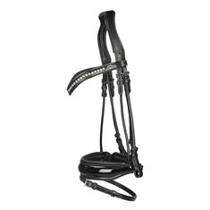 Bridle Dy'on Dressage Round Lacquer Black-Black