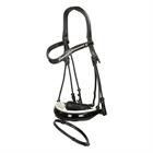 Bridle Dy'on Dressage Round Lacquer Black-White