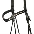 Bridle Dy'on Dressage Round Lacquer Black-White