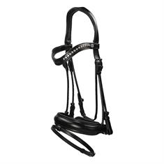 Bridle Dy'on Dressage Round Stitched Medium Black