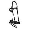 Bridle Dy'on Dressage Round Stitched Medium Black