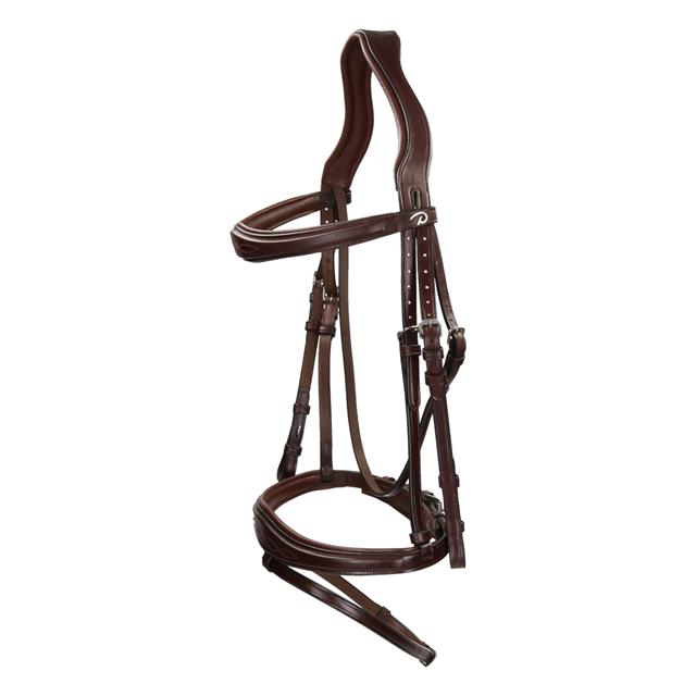 Bridle Dy'on Nec Anatomic Flash Noseband Brown