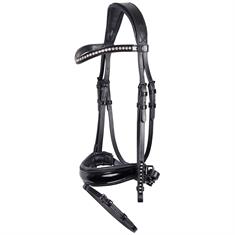 Bridle Harry's Horse Diamond Lacque Black