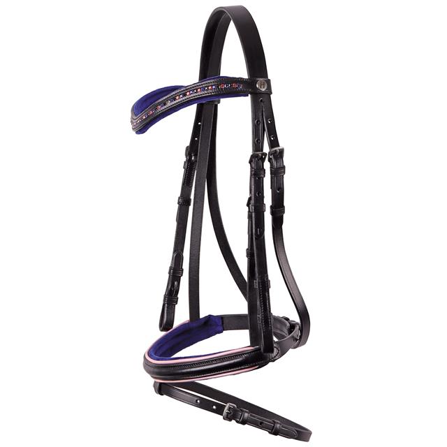 Bridle Harry's Horse Diva Violet Black