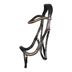 Bridle Harry's Horse Rosegold Anatomic Black-Gold