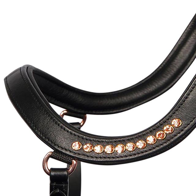 Bridle Harry's Horse Rosegold Anatomic Black-Gold