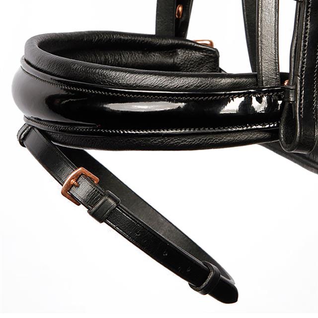 Bridle Harry's Horse Rosegold Lacque II Black
