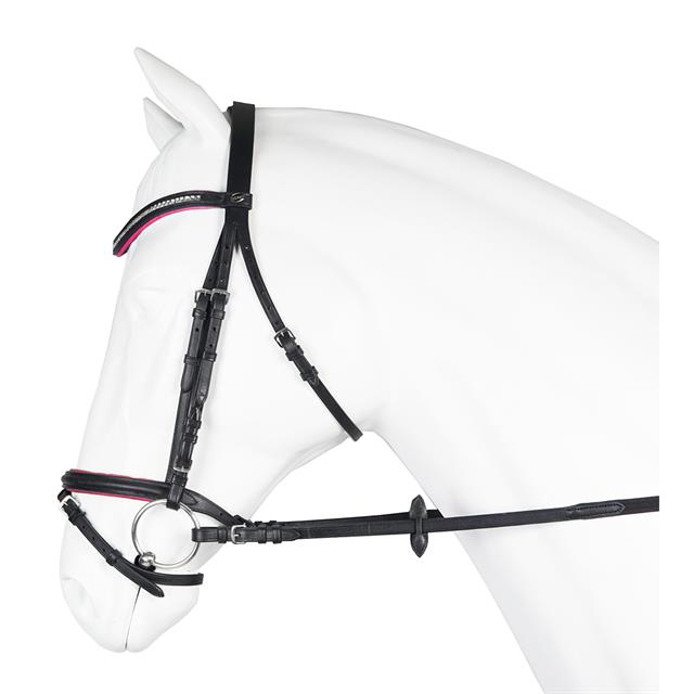 Bridle Horka Jolly Black-Pink