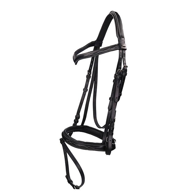 Bridle Horka Verdi Black-Silver