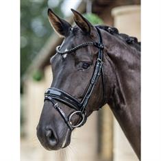 Bridle LeMieux Dressage Kudos Patent Black-Black