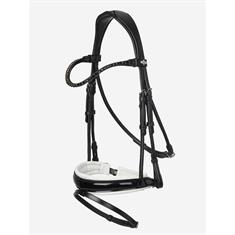 Bridle LeMieux Dressage Kudos Patent Black-White