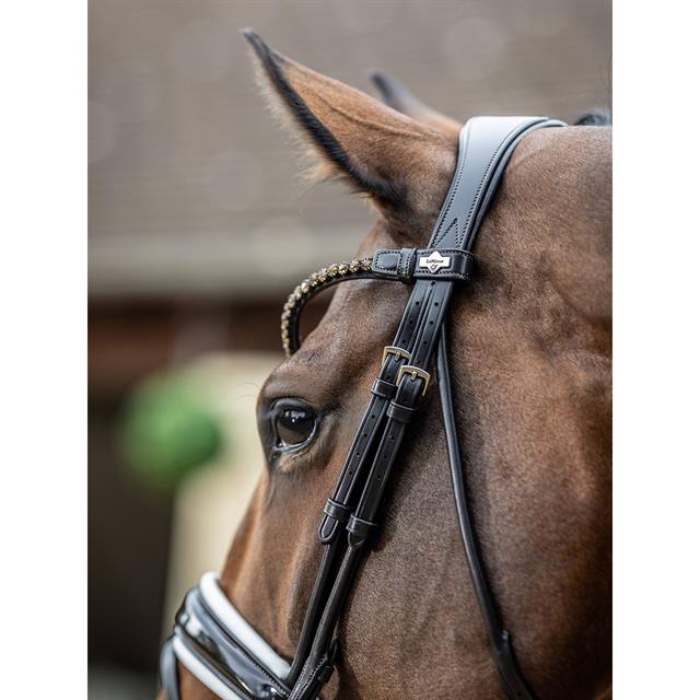 Bridle LeMieux Dressage Kudos Patent Brown-White