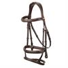 Bridle LeMieux Kudos Double Noseband Brown-Gold