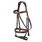 Bridle LeMieux Kudos Double Noseband Brown-Gold