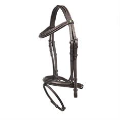 Bridle LJ Leathers New Pro Stainless Steel Buckles Brown