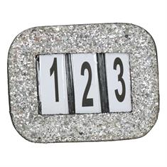 Bridle Numbers HB Showtime Glitter Black-Silver