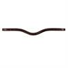 Browband Black Swarovski V-Shaped New English Collection Dy'on Brown
