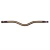 Browband Brass Clincher V-Shaped New English Collection Dy'on Brown