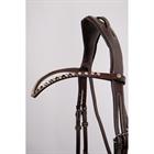 Browband Crystal Plum/Honey Montar Brown-Dark Red