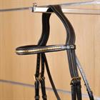 Browband Dy'on Brass Chincher D Collection Black
