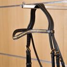 Browband Dy'on Brass Clincher V-Shaped D Collection Black