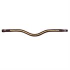 Browband Dy'on Brass Clincher V-Shaped New English Collection Brown
