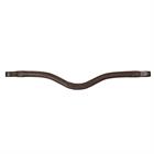 Browband Dy'on Flat Leather V-Shaped New English Collection Brown