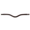 Browband Dy'on Flat Leather V-Shaped New English Collection Brown