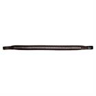 Browband Dy'on Silver Clincher Straight New English Collection Brown