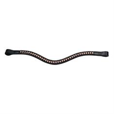 Browband Epplejeck EJCrystals Black-Gold