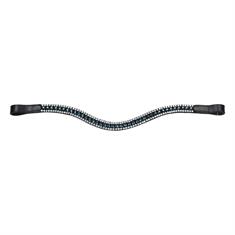 Browband Epplejeck EJCrystals Silver-Blue