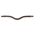 Browband Flat Leather V-Shaped New English Collection Dy'on Brown